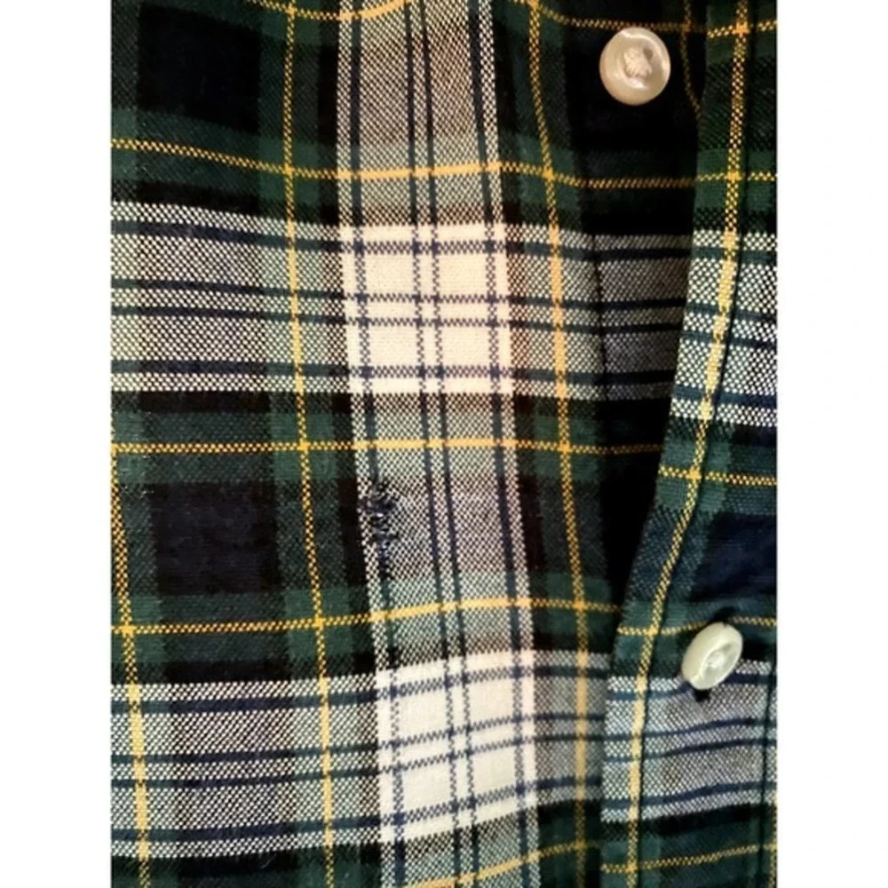Ralph Lauren-Plaid Long Sleeve-Boys Size 7-EUC-***See‎ Description***